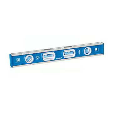 Tool Box Magnetic, 2.938 In X 0.625 In Ht, Blue Aluminum