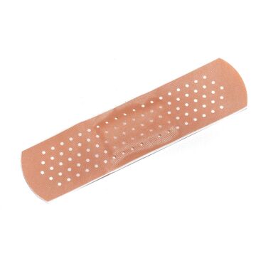 Rectangular/Square Bandage Strip, 3/4 in lg, 3 in wd, Plastic