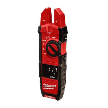 Fork Meter Digital Open-jaw, Plastic, 1000 Vac/dc, 40 Mohm, 50 To 60 Hz Calibration, 0.63 In Jaw Capacity, Lcd, Alkaline (aa) Battery