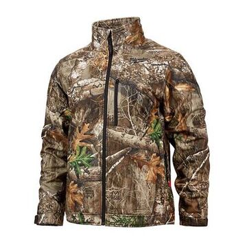 Kit veste chauffante isolée sans fil, 100% polyester, L, camouflage, fermeture à glissière, résistant à l'eau et au vent