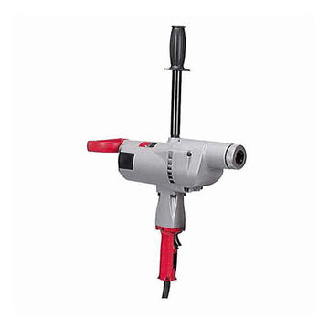 Electric Drill, 1-1/4 in Chuck , 250 rpm, 3180 ft-lb, 120 VAC, Plastic/Metal, 17 in wd, 6-1/4 in lg,18-1/2 in ht
