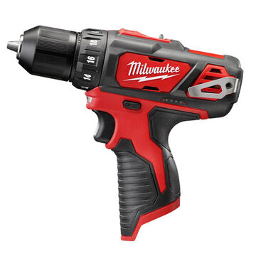 Drill Driver, Metal, M12 REDLITHIUM, 2Ah Battery, 3/8 in Keyless Chuck