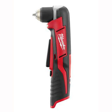 Cordless Right Angle Drill, 3/8 in Keyless Chuck, 800 rpm, 12 VDC, Lithium-Ion, 1.5 Ah Battery