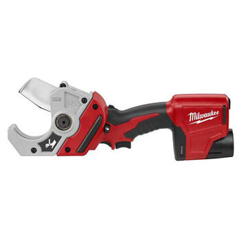 Shear Kit Cordless Pipe, Metal, 14-3/8 In Lg, 0-2 In Cutting Capacity, 12 V, Lithium-ion, 1.5 Ah Battery