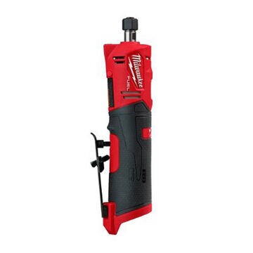 Meuleuse à angle droit, nylon renforcé, 2-1/4 pouce lg, meule 1/4 pouce, arbre/tige 1/4 pouce, 20000 rpm, 12 VDC, 0.3 HP, noir, rouge