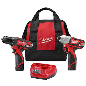 2-Tool Cordless Combination Kit, 6 PC