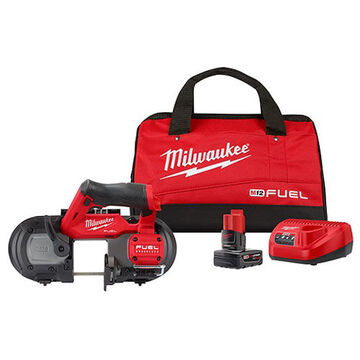 Band Saw Kit Cordless Compact, 2-1/2 In Capacity, 12 Vdc, Reinforced Nylon, 14.12 In Lg