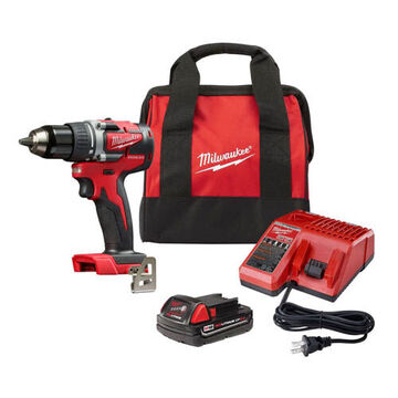 Cordless, Compact Drill/Driver Tool Kit, 7.25 in lg