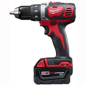 Compact Drill Driver Kit, 18 V, 5 Ah, 1800 rpm Speed, Trigger Control, Keyless 1/2 in Chuck