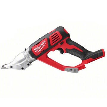 Shear Double Cut, Metal, 15-13/64 In Lg, 18 To 20 Ga Cutting Capacity, 0 To 2500 Spm, 18 Vdc, Lithium-ion, 3 Ah Battery