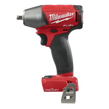 Compact Cordless Impact Wrench Kit, 3/8 in Drive, 210 ft-lb, 2500 rpm, 18 VDC, 6.81 in wd