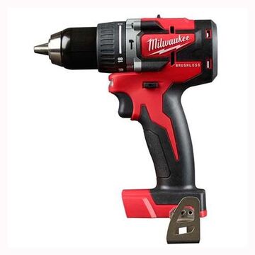 Brushless Compact Cordless Hammer Drill, Plastic, 1800 rpm, 1/2 in Chuck, 18 V, 2.7 Ah, 9.57 x 3.54 x 7.76 in