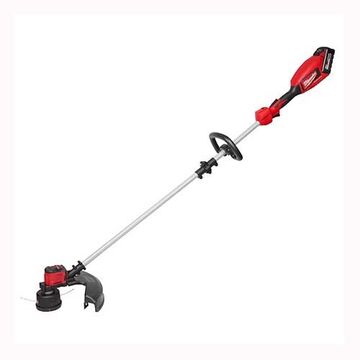 Brushless String Trimmer Kit, Handle Plastic, Lithium-Ion, 16 in Cutting Width, 60 in lg Straight Shaft, 55 min Run Time