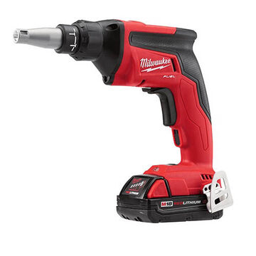 Screwdriver Brushless Electric, 1/4 In Keyless Chuck, 4500 Rpm, 124 In-lb, 18 V