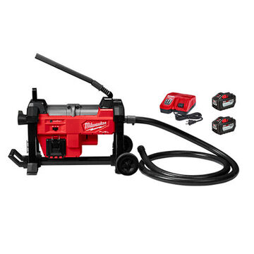 Machine Kit Sewer Sectional, Metal/plastic, 19 In Wd, 35 In Lg, 23 In Ht, 18 Vdc, 700 Rpm