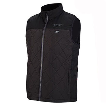 Vest Kit Heated, 100% Polyester, 40 To 42 In Chest, Black