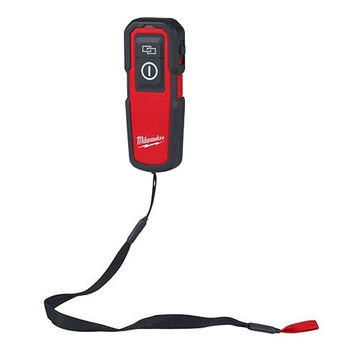 Remote Concrete Vibrator, Plastic, Red, 3 In Wd, 1.5 In Ht, 2 In Dp