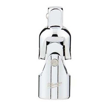 Joint Locking Universal, Chrome Vanadium Steel, 1/4 In Drive Size, 2-1/8 In Oal, Chrome Plated Finish
