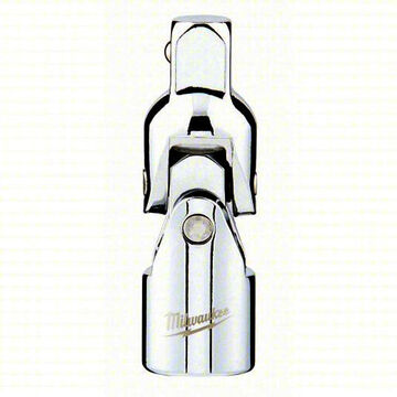 Joint Locking Universal, Chrome Vanadium Steel, 3/8 In Drive Size, 2-1/8 In Oal, Chrome Plated Finish