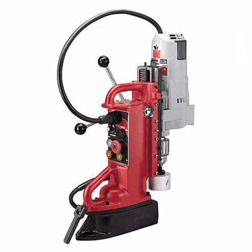 Adjustable Position Electromagnetic Drill Press, 120 VAC, 12.5 A, 350 rpm Speed, 3/4 in Chuck
