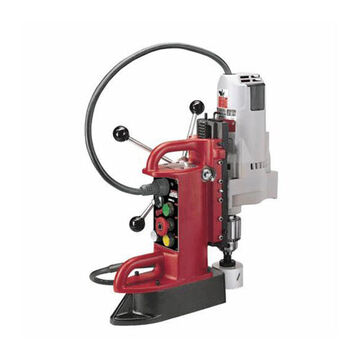 Fixed Position Electromagnetic Drill Press, 120 VAC, 12.5 A, 350 rpm Speed, 3/4 in Chuck