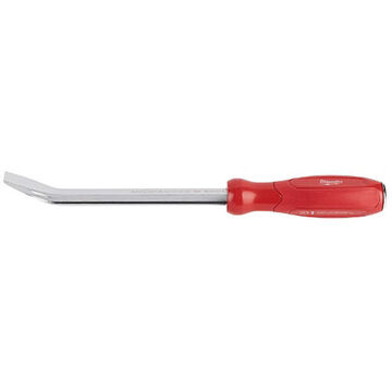 Pied-de-biche I-Beam, Tri-Lobe confortable, Poignée en plastique, Acier, Chromé, 12 pouce OAL, 1.5 pouce wd