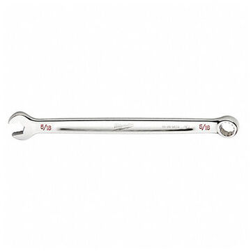 Wrench Corrosion-resistant Combination, Vanadium Steel, 5/16 In Size, Standard, 12-point, 15 Deg Offset, 15 Deg Head, 5-1/2 In Oal