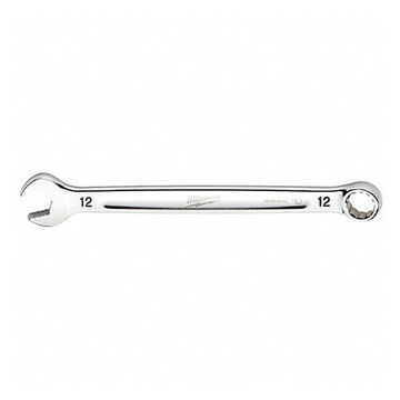 Wrench Combination, 12 Mm Opening, 6-3/4 In Lg, Vanadium Steel