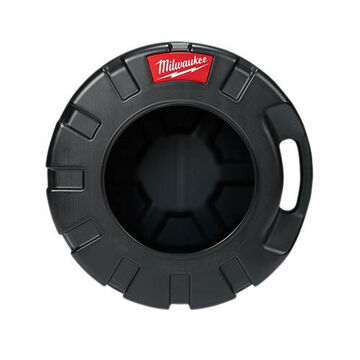 Cable Container Hard Sided Rust-resistant, Plastic, 23 In Dia, 8-1/2 In Ht, For 2818-21, 2818a-21, 2818b-21 Cleaner, Black