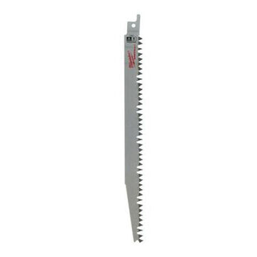 Pruning Reciprocating Saw Blade, 5 TPI, 0.75 in wd x 9 in lg x 0.032 in thk, Steel