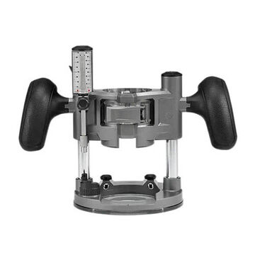 Plunge Base Compact Router, 5-3/4 In Dia, 11-1/4 In Wd, 5-3/4 In Dp, Aluminum