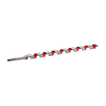 Drill Bit Ship Auger Hex Shank, 5/16 In Shank, 7/16 In Dia, 19.4 In Lg, Alloy Steel