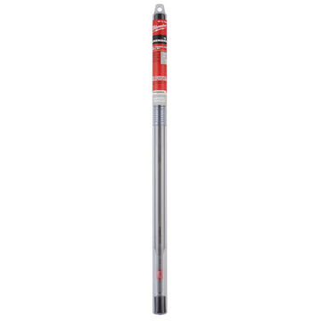 Drill Bit Lineman's Fiberglass Wood Material Hss, Silver Finish, 7/16 In Hex Shank, 22 In Oal, 15/16 In Dia