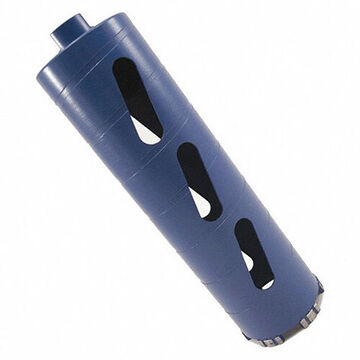 Drill Bit Dry Core, 10 In Lg Flute, 5 In Dia, 10 In Cut Dp, 10 In Oal