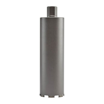 Bit Dry Core Drill, Cutting Edge Diamond Grit, 13 In Lg Flute, 2-1/2 In Dia, 13 In Cut Dp, 15-3/4 In Oal