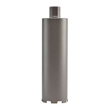 Drill Bit Dry Core, Cutting Edge Diamond Grit, 13 In Lg Flute, 3-1/2 In Dia, 13 In Cut Dp, 15-3/4 In Oal