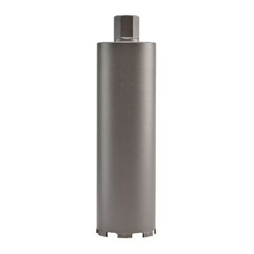 Drill Bit Dry Core, Cutting Edge Diamond Grit, 13 In Lg Flute, 4 In Dia, 13 In Cut Dp, 15-3/4 In Oal