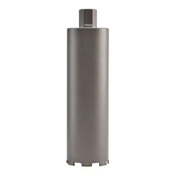Drill Bit Dry Core, Cutting Edge Diamond Grit, 13 In Lg Flute, 5 In Dia, 13 In Cut Dp, 15-3/4 In Oal