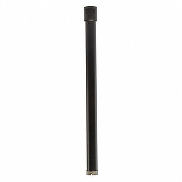 Drill Bit Wet Core, Cutting Edge Diamond Grit, 13 In Flute Lg, 13 In Cut Dp, 14-9/16 In Oal, Apply Material: Concrete, Rebar