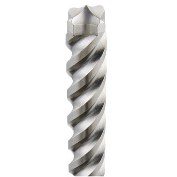 Drill Bit 4-cutter Rotary Hammer, 1/2in Dia X 21 In Lg, 45/64 In, Carbide Tip