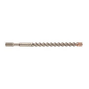 Drill Bit 4-cutter Rotary Hammer, 7/8 In Dia X 36 In Lg, 3/4 In Shank, Carbide Tip