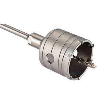 Core Bit 2-piece, 2-9/16 In Dia X 2 In Lg, 2-9/16 In Shank, Carbide