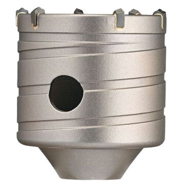 Core Bit 2-piece, 4-3/8 In Dia X 2 In Lg, 4-3/8 In Shank, Carbide
