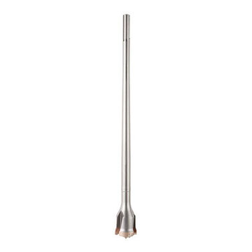 Drill Bit 3-cutter Rotary Hammer, 1-3/4 In Dia X 22 In Lg, 45/64 In, Carbide Tip
