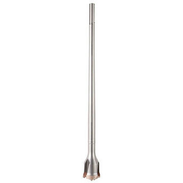 3-Cutter Rotary Hammer Drill Bit, 2-1/8 in Dia x 22 in lg, 45/64 in, Carbide Tip