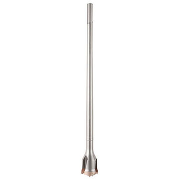 Drill Bit 3-cutter Rotary Hammer, 2-1/2 In Dia X 22 In Lg, 45/64 In Shank, Carbide Tip