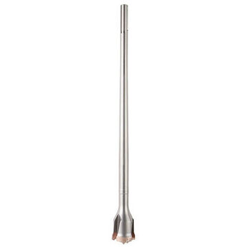 Drill Bit 3-cutter Rotary Hammer 3-1/8 In Dia X 22 In Lg, 45/64 In, Carbide Tip