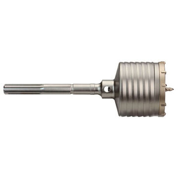 Core Bit 1-piece, 1-1/2 In Dia X 11-3/8 In Lg, 1-1/2 In Shank, Carbide
