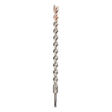 Foret pour marteau perforateur rotatif à 2 taillants, 3/4 pouce de diamètre x 12 po de longueur, tige de 25/64 pouce, pointe en carbure