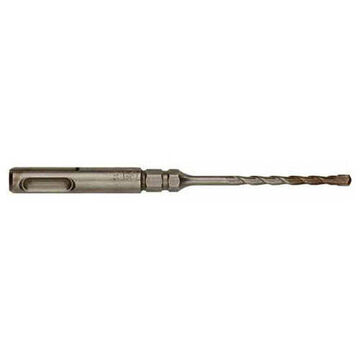 2-Cutter Rotary Hammer Drill Bit, 5/32 in Dia x 5 in lg, 25/64 in, Carbide Tip